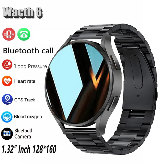Watch 6 Business Smartwatch Men 1.32 Inch 128*160 BT Call Health Monitoring