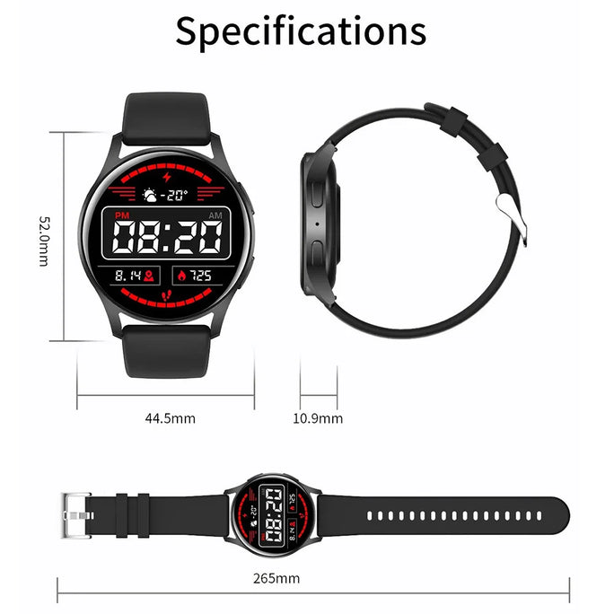 Watch 6 Business Smartwatch Men 1.32 Inch 128*160 BT Call Health Monitoring