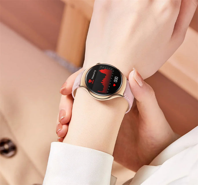 New Huawei Mini 4 NFC Smart Watch Women Men GPS Tracker 1.27inch AMOLED