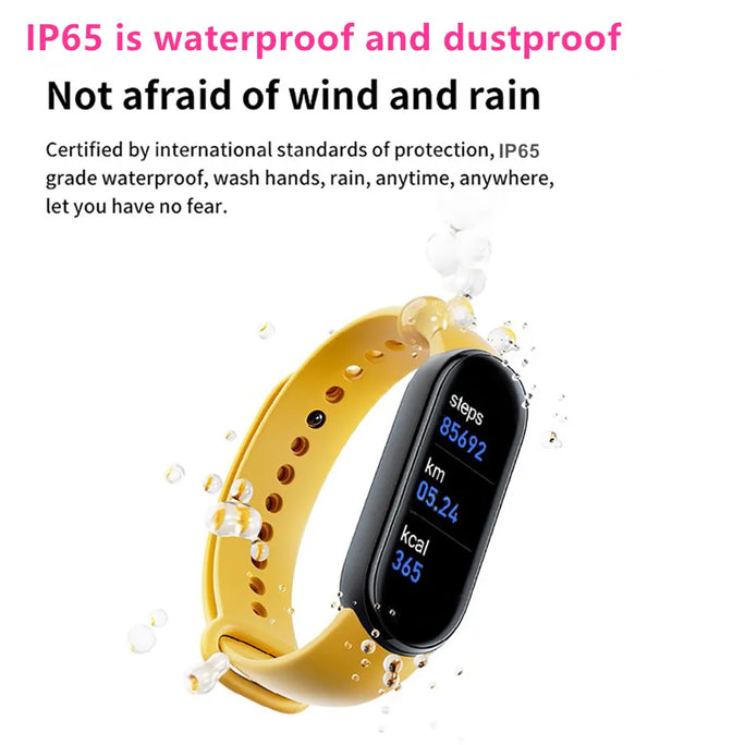 M6 Smart Watch Men Women Fitness Smart Bracelet Sports Band Heart Rate Blood Pressure Monitor