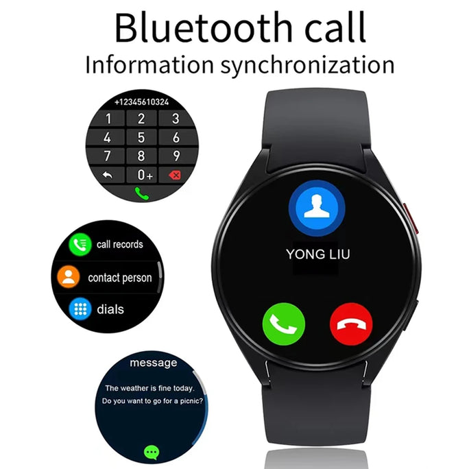 Watch 6 Business Smartwatch Men 1.32 Inch 128*160 BT Call Health Monitoring