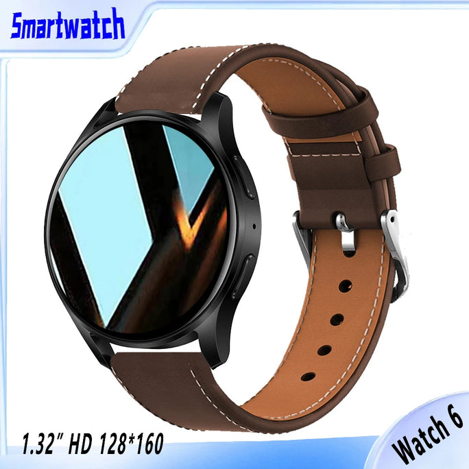 Watch 6 Business Smartwatch Men 1.32 Inch 128*160 BT Call Health Monitoring