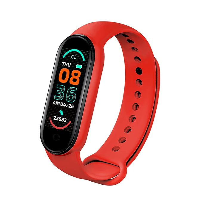 M6 Smart Watch Men Women Fitness Smart Bracelet Sports Band Heart Rate Blood Pressure Monitor