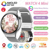 New Huawei Mini 4 NFC Smart Watch Women Men GPS Tracker 1.27inch AMOLED
