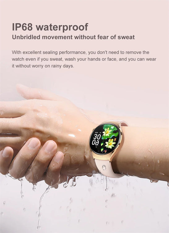 New Huawei Mini 4 NFC Smart Watch Women Men GPS Tracker 1.27inch AMOLED