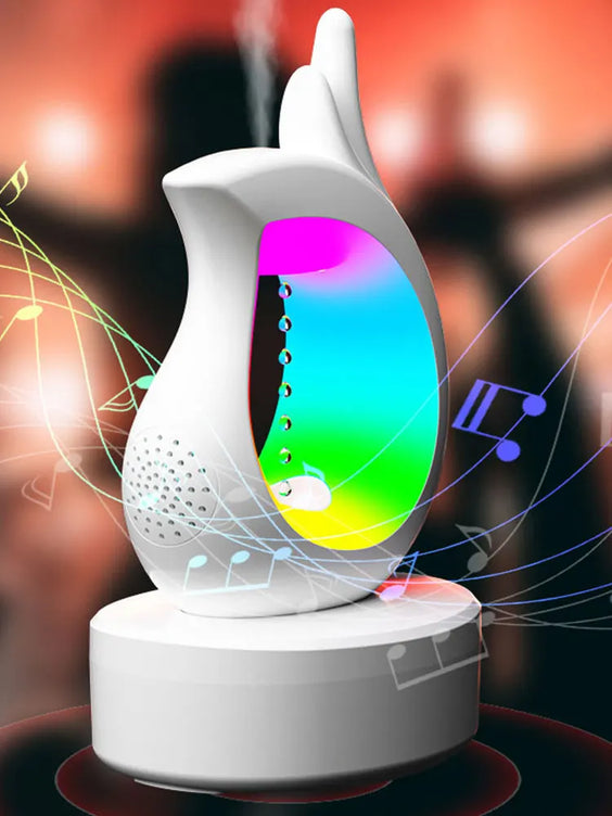 3-in-1 Anti-Gravity Air Humidifier Bluetooth Speaker Night Light 450ml