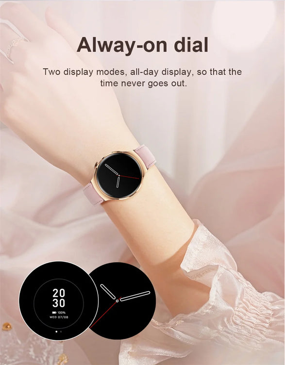 New Huawei Mini 4 NFC Smart Watch Women Men GPS Tracker 1.27inch AMOLED