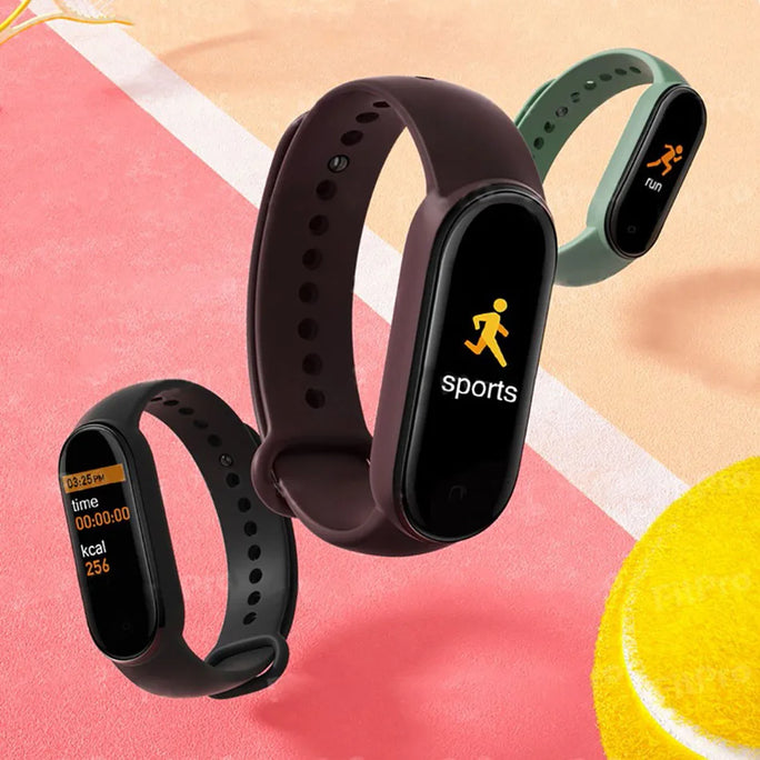 M6 Smart Watch Men Women Fitness Smart Bracelet Sports Band Heart Rate Blood Pressure Monitor