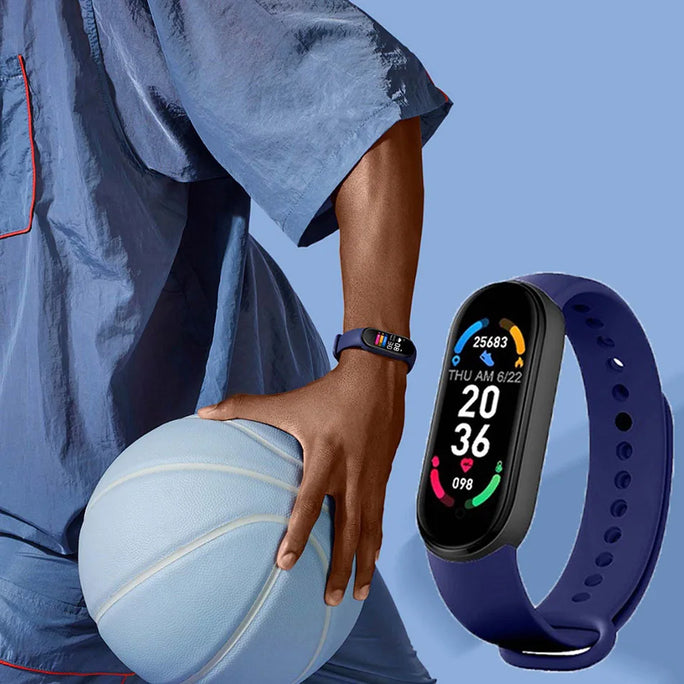 M6 Smart Watch Men Women Fitness Smart Bracelet Sports Band Heart Rate Blood Pressure Monitor