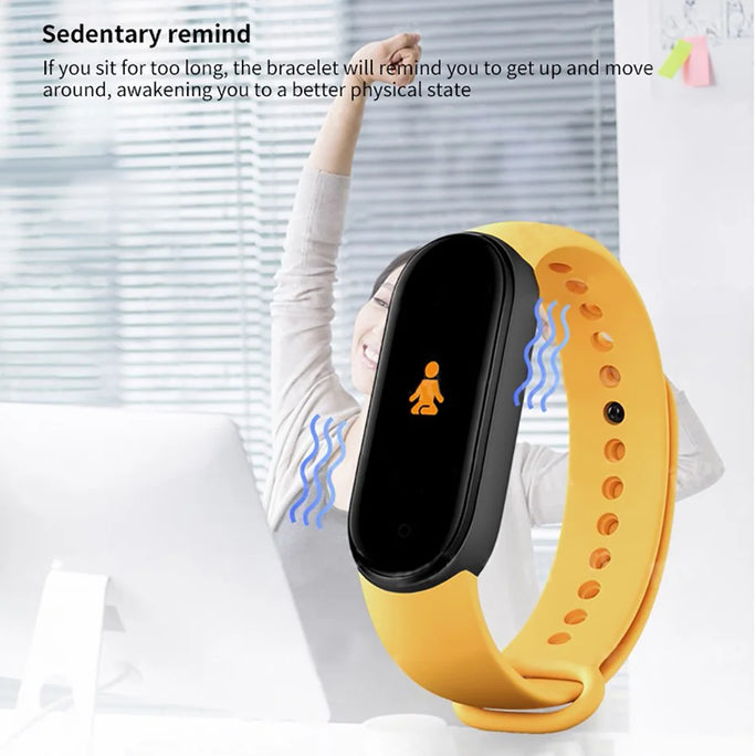 M6 Smart Watch Men Women Fitness Smart Bracelet Sports Band Heart Rate Blood Pressure Monitor