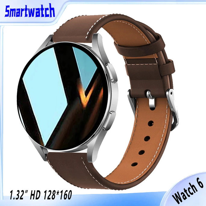Watch 6 Business Smartwatch Men 1.32 Inch 128*160 BT Call Health Monitoring