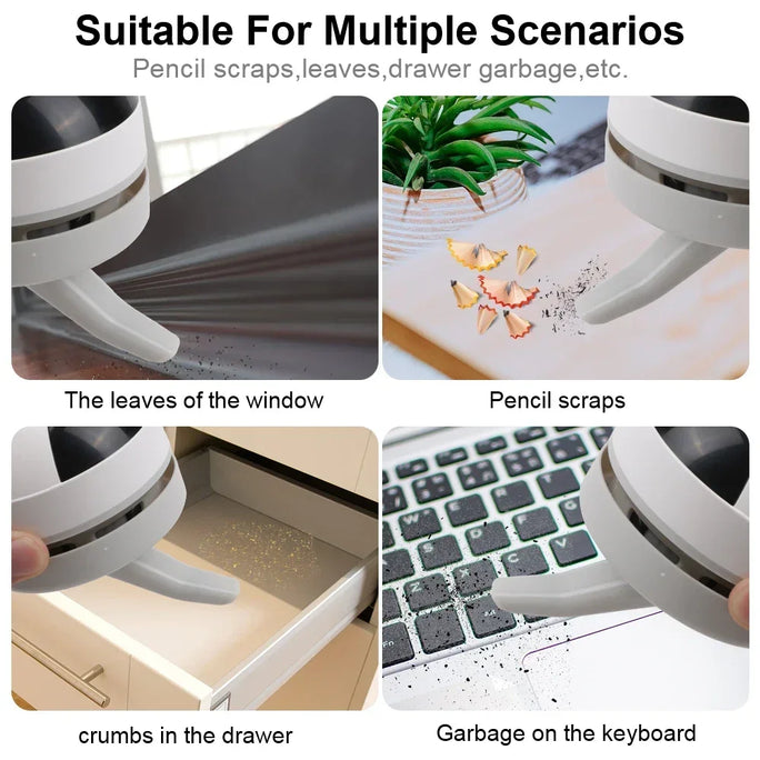 Mini Desktop Vacuum Cleaner Handheld Wireless Cleaner