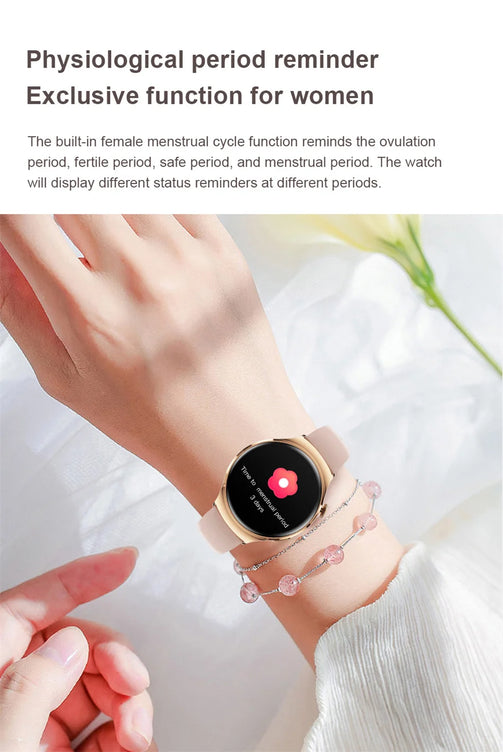 New Huawei Mini 4 NFC Smart Watch Women Men GPS Tracker 1.27inch AMOLED