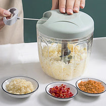500/900ML Manual Meat Mincer Garlic Chopper Rotate Cooking Accessories
