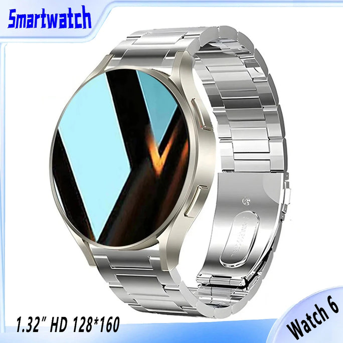 Watch 6 Business Smartwatch Men 1.32 Inch 128*160 BT Call Health Monitoring