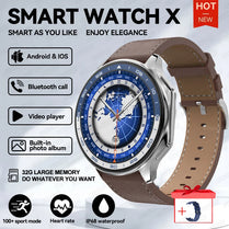 2024 New For OPPO Watch X Smart Watch 4G Memory Music Video Bluetooth Call IP68 Waterproof AMOLED