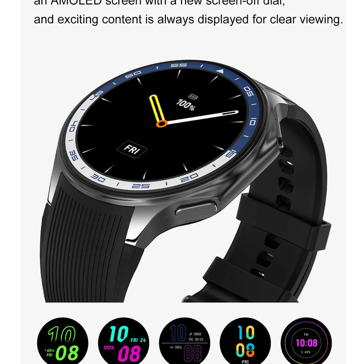 2024 New For OPPO Watch X Smart Watch 4G Memory Music Video Bluetooth Call IP68 Waterproof AMOLED