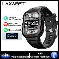 LAXASFIT 2024 New LED Men's Smartwatch BT